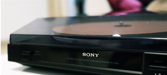 十年老机 SONY PS-V800黑胶唱片机开箱